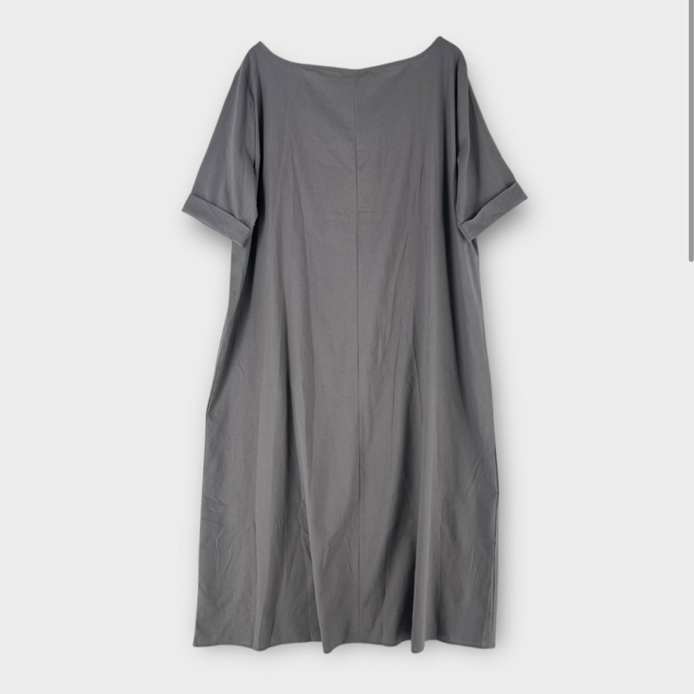 Faeriesty Tunic Shirt Dress Gray Large - Picture 2 of 8